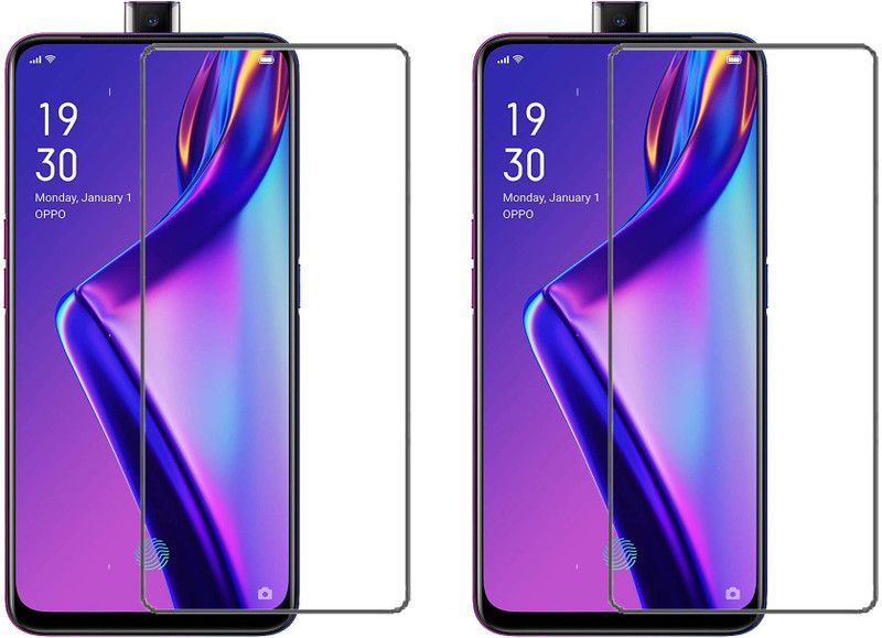 HOBBYTRONICS Tempered Glass Guard for Oppo F11 Pro, Vivo V15, Vivo Nex, Realme X, OPPO K3, Vivo Z1 Pro, Vivo Z5X  (Pack of 2)