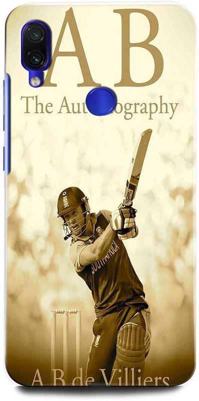 INTELLIZE Back Cover for Redmi Note 7 MZB7263IN AB DE VILLIERS, CRICKET, BATSMAN, SPORTS  (Multicolor, Hard Case, Pack of: 1)