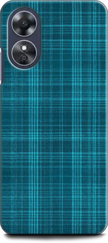 WallCraft Back Cover for OPPO A17, CPH2477 BLUE WALL, TEXTURE, ABSTRACT ART, CELL, GALAXY, SHIRT  (Multicolor, Dual Protection, Pack of: 1)