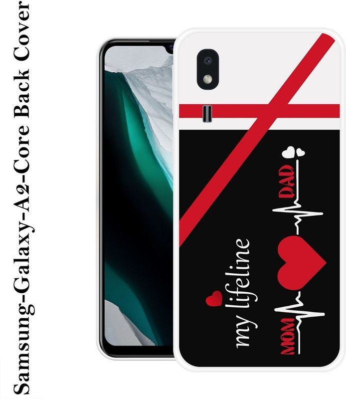 SHIVKUDI Back Cover for Samsung Galaxy A2 Core  (Multicolor, Silicon)