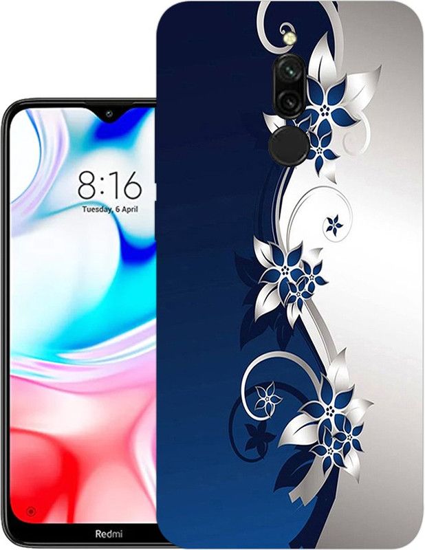 Kridha Back Cover for Redmi 8 back cover | MZB9072IN | M1908C3IC | MZB07R7IN/MZB8254IN | Design_147  (Multicolor, Flexible, Silicon)
