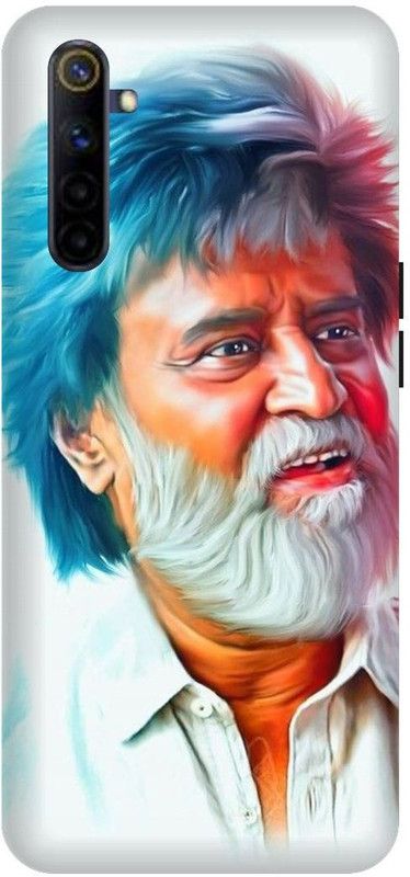 UMPRINT Back Cover for Realme 6i Rajni kant Tamil Telugu Star Printed Back Cover  (Multicolor, Hard Case, Pack of: 1)