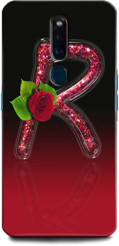 BARMANS Back Cover for Oppo F11 Pro / R, R Letter, Alphabet, Design, R Love  (Multicolor, Shock Proof, Pack of: 1)