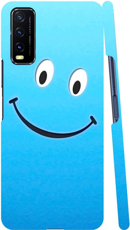 GS PANDA COLLECTIONS Back Cover for VIVO Y20i  (Blue, Black, Pack of: 1)