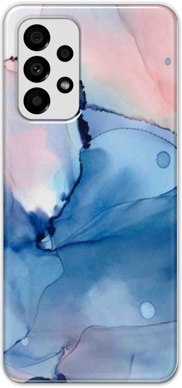 NDCOM Back Cover for Samsung Galaxy A73 5G Blue Marble Slimfit Printed  (Multicolor, Hard Case, Pack of: 1)