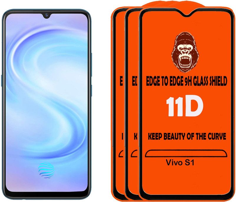 Unirock Tempered Glass Guard for Vivo S1  (Pack of 3)