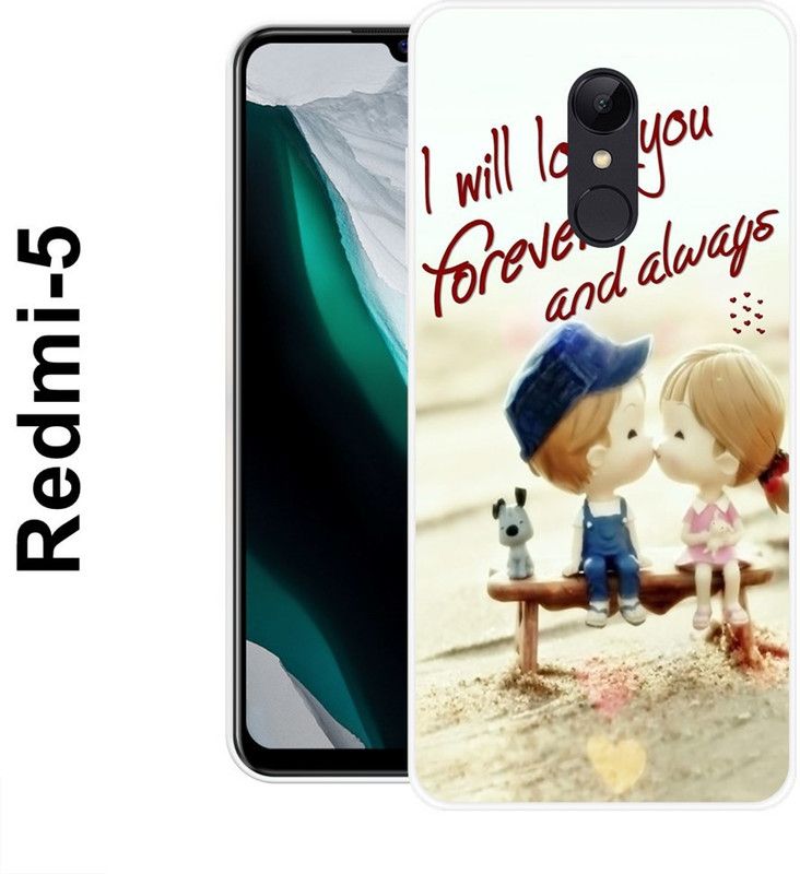 REDFLY Back Cover for Redmi 5  (Multicolor, Silicon)