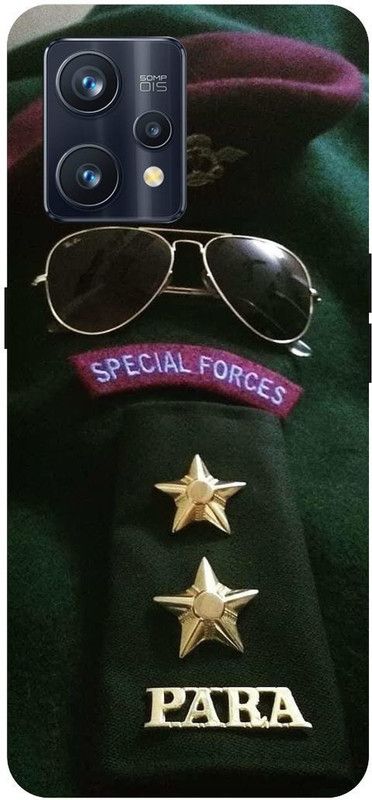 THE NARAYANA COLLECTIONS Back Cover for REALME 9 PRO PLUS- RMX3392-ARMY,STAR,LOVER,FOJI,ATTITUDE  (Multicolor, Hard Case, Pack of: 1)