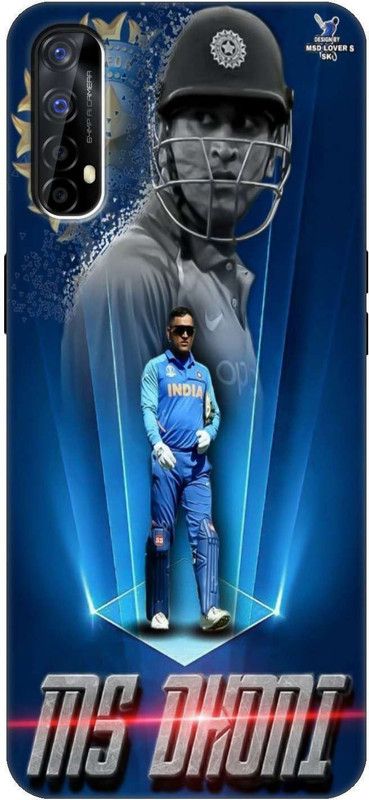 Abuy Back Cover for Realme 7  (Blue, Flexible, Silicon)
