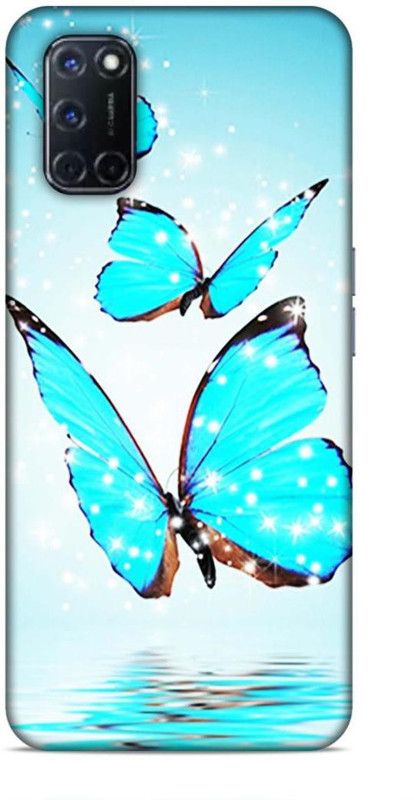 Coverland Back Cover for Oppo A52  (Blue, Waterproof)