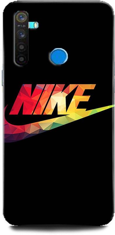 Afterglow Back Cover for Realme 5 NIKE ABSTRACT, BRANDS, LOGOS, MINIMAL, NIKE, POWDER, SHAPES  (Multicolor, Shock Proof)