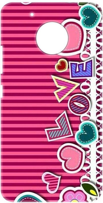 Smutty Back Cover for Motorola Moto G5 Plus, XT1685, XT1687, XT1684, XT1686 - Love Print  (Multicolor, Hard Case, Pack of: 1)