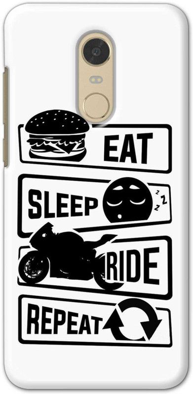 Tweakymod Back Cover for REDMI NOTE 5  (Black, White)