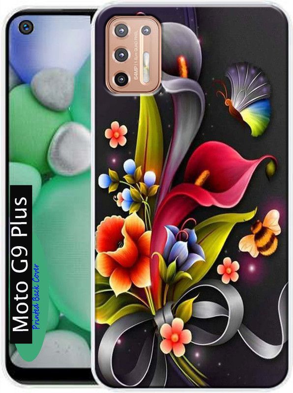 MORITZ Back Cover for Motorola G9 Plus, Moto G9 Plus Back Cover  (Multicolor, Dual Protection, Silicon, Pack of: 1)