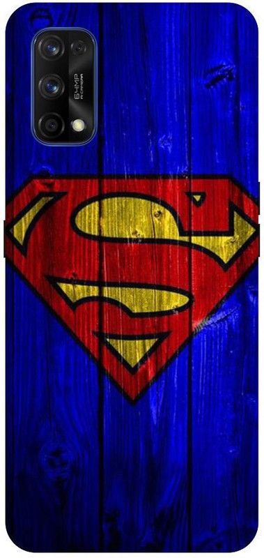 URCHIN Back Cover for Realme 7 Superman, Superman Logo, Wallpaper, Superhero, DC comic, Movie, Comic  (Multicolor, Shock Proof)