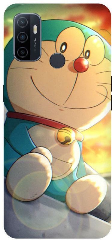 URCHIN Back Cover for Oppo A53 Doraemon, Nobita, Cartoon, Funny, Cute, doraemon, doremon  (Multicolor, Shock Proof, Pack of: 1)