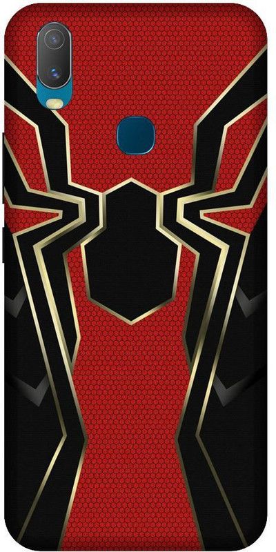 URCHIN Back Cover for Vivo Y17 Spiderman, Spiderman logo, Marval, superhero, Comic  (Multicolor, Shock Proof, Pack of: 1)
