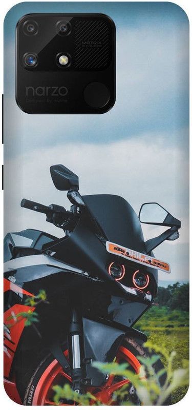 UMPRINT Back Cover for Realme Narzo 50A,RMX3430 KTM Duke Bike Printed Back Cover  (Multicolor, Shock Proof, Pack of: 1)