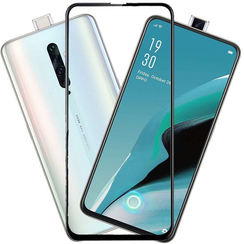 SNMART Edge To Edge Tempered Glass for Oppo Reno2 F  (Pack of 1)