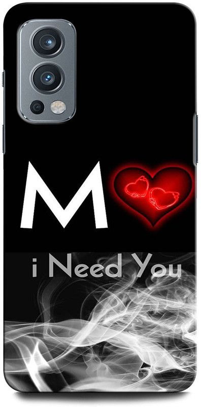 ORBIQE Back Cover for OnePlus Nord 2 5G M LOVE, M LETTER, M ALPHABET, DESIGN  (Multicolor, Hard Case, Pack of: 1)