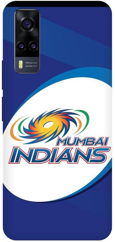 THE NARAYANA COLLECTIONS Back Cover for VIVO Y51A- V2031-MUMBAI,INDIANS,IPL,TEAM,LOGO  (Multicolor, Hard Case, Pack of: 1)