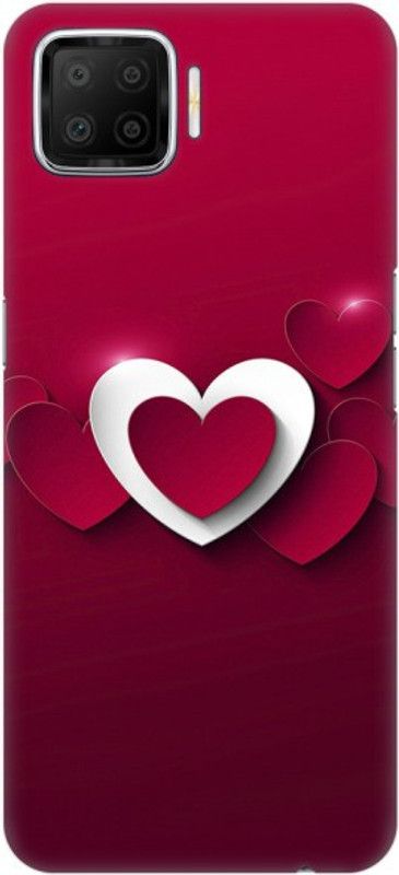 COBIERTAS Back Cover for Oppo F17  (Maroon)