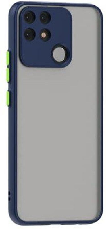 Accessories Kart Back Cover for Redmi 10 360 degree protection matte smoked case  (Blue, Shock Proof, Pack of: 1)