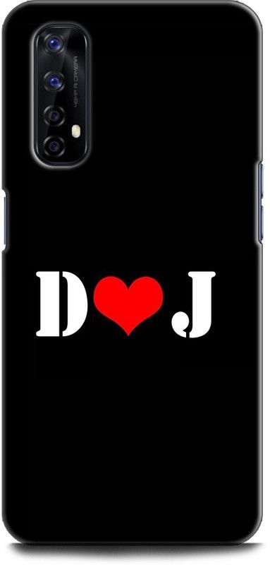 Afterglow Back Cover for Realme 7 D J, D LOVES J, NAME, LETTER, ALPHABET, DJ LOVE, HART  (Multicolor, Shock Proof, Pack of: 1)