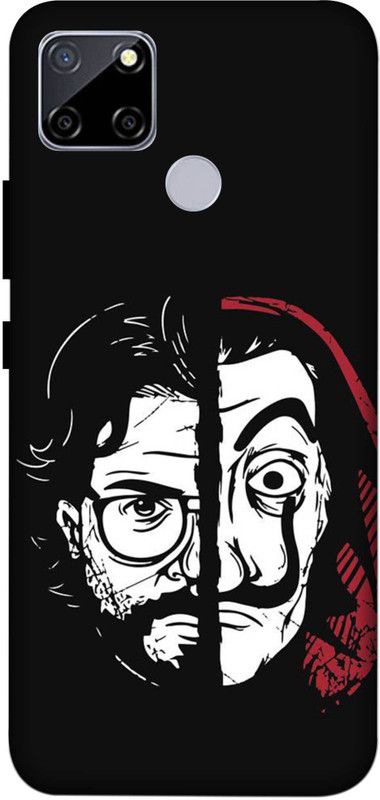 NDCOM Back Cover for NARZO 30A Professor And Mask Printed  (Multicolor, Hard Case, Pack of: 1)