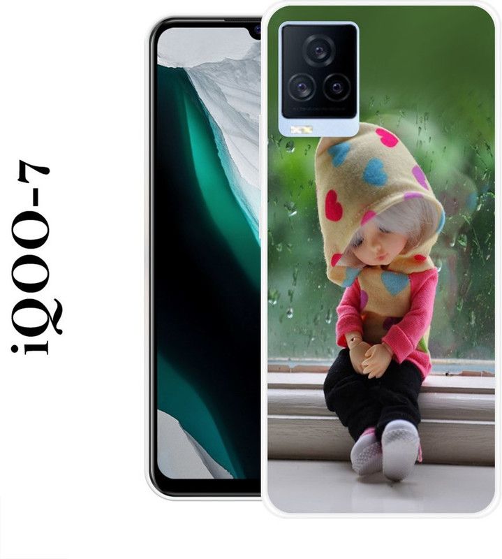 REALKING Back Cover for IQOO 7  (Multicolor, Silicon)