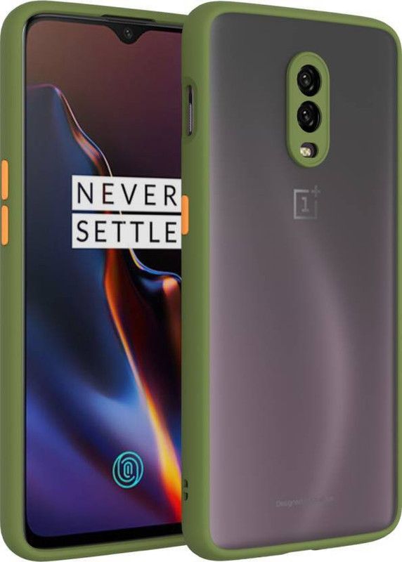 FIVE-O Back Cover for OnePlus 6T  (Grey, Camera Bump Protector, Pack of: 1)