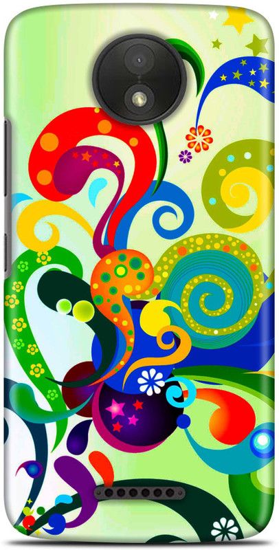 Sankee Back Cover for Motorola Moto C Plus  (Green, Hard Case)