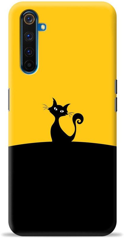 Crafter Back Cover for Realme 6 Pro  (Black, Yellow, Shock Proof, Pack of: 1)