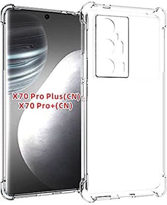 LIKEDESIGN Back Cover for vivo X70 Pro+, vivo X70 Pro Plus, vivo X70 Pro+ 5G  (Transparent, Shock Proof, Silicon, Pack of: 1)