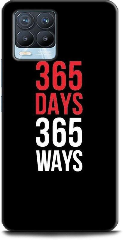 INDICRAFT Back Cover for Realme 8 Pro, RMX3081 GYM, FITNESS, 365 DAYS 365 WAYS, BODYBUILDER, MOTIVATION  (Multicolor, Dual Protection, Pack of: 1)