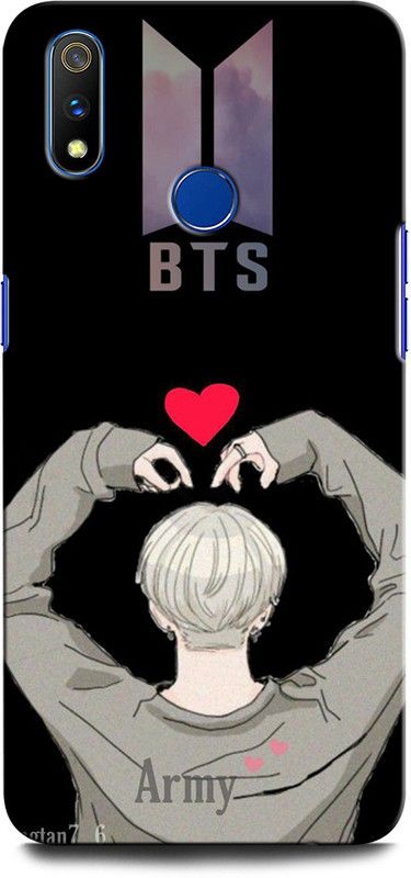 INTELLIZE Back Cover for Realme 3 BTS X ARMYJUNGSHOOK, KOREAN, HEARTBEAT, BTS, BEAT, SINGER  (Multicolor, Hard Case, Pack of: 1)