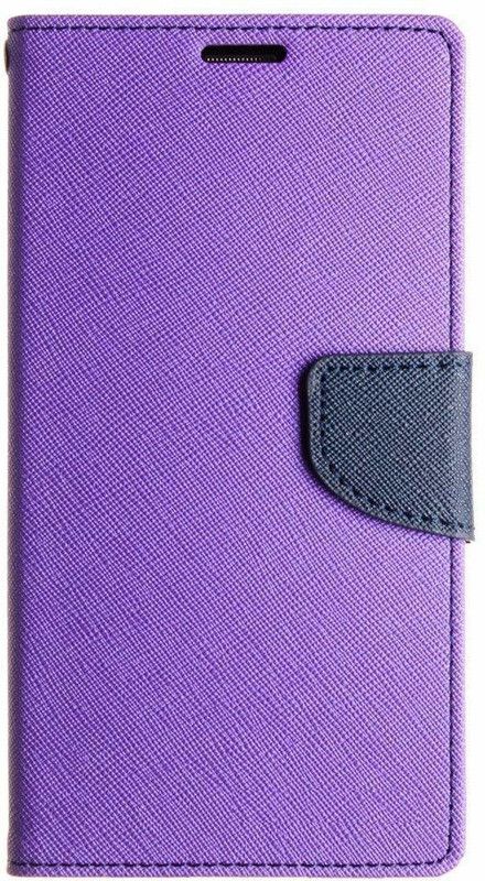 FlipEstore Flip Cover for OPPO F7  (Purple, Blue, Pack of: 1)