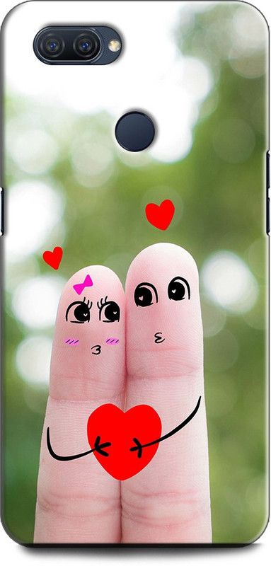 INDICRAFT Back Cover for Realme U1, RMX1833 FINGERS, LOVE, FINGER COUPLE, TOGETHER, HART  (Multicolor, Shock Proof, Pack of: 1)