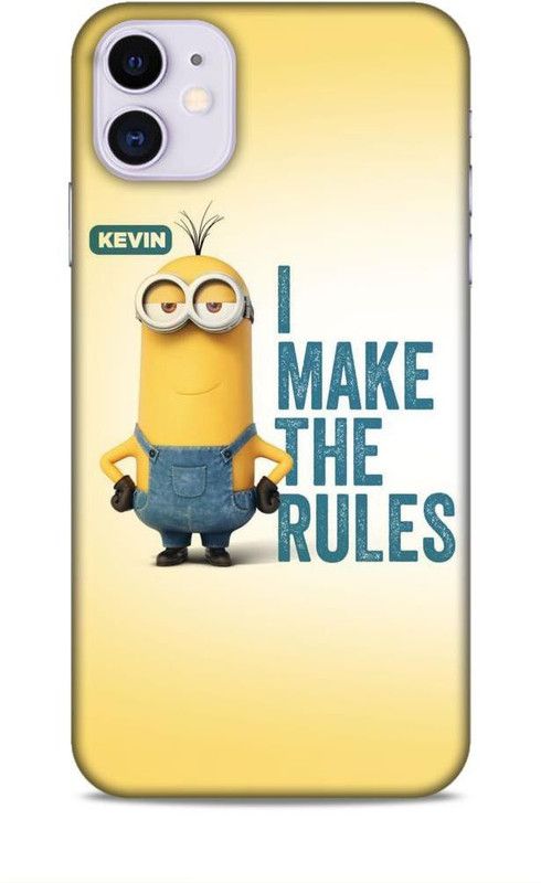 Trinetra Back Cover for Apple iPhone 11 (Minions / Quotes /Despicable Me)  (Multicolor, Hard Case, Pack of: 1)