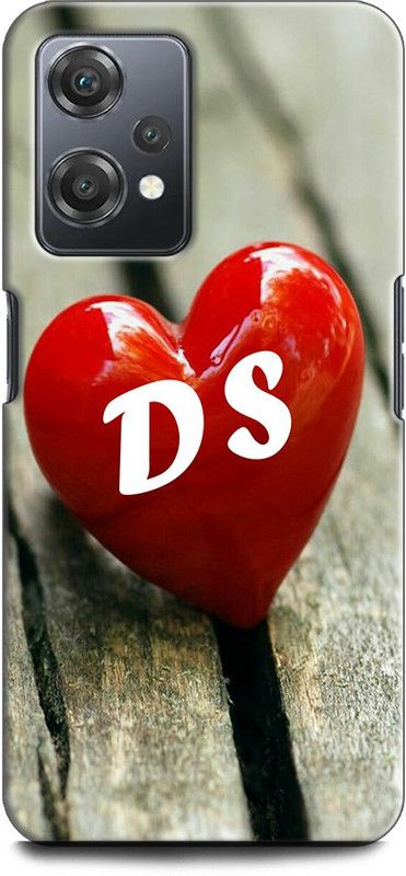 INDICRAFT Back Cover for OnePlus Nord CE 2 Lite 5G D S, D LOVES S, NAME, ALPHABET, DS LOVE, HART, BLUE  (Multicolor, Shock Proof, Pack of: 1)