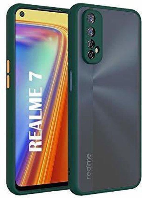 YOCOLOURS Back Cover for Realme Narzo 30 Pro  (Green, Pack of: 1)