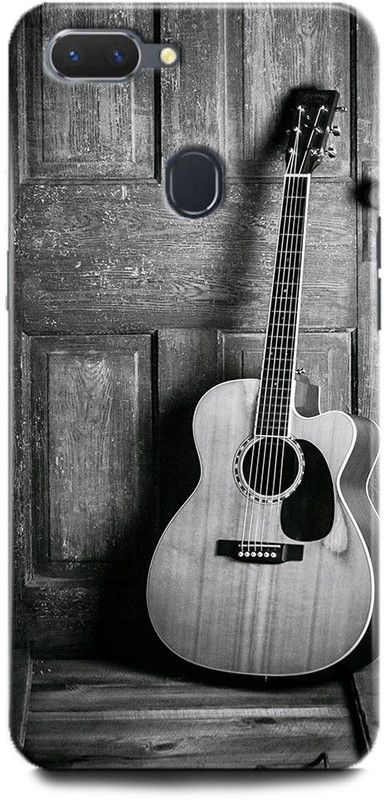 Afterglow Back Cover for realme 2 GUITAR, GUITAR LOVE, COOL, LOVE, MUSIC, INSTUMENTS, BLACK AND WHITE  (Multicolor, Shock Proof, Pack of: 1)