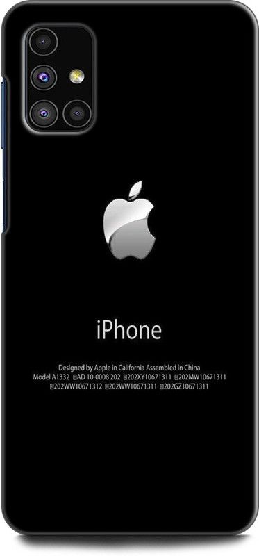 Afterglow Back Cover for SAMSUNG Galaxy M31s APPLE LOGO, APPLE, IPHONE, APPPLE PHONE, IPHONE  (Multicolor, Shock Proof, Pack of: 1)