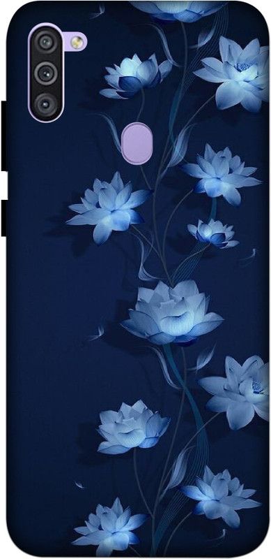 A1 Prints Back Cover for Samsung Galaxy M11  (Blue, Hard Case, Pack of: 1)