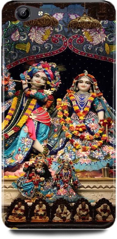 DIKRO Back Cover for vivo Y66, 1609, RADHA, RANI, THAKUR JI, BAKE, BIHARI  (Multicolor, Hard Case, Pack of: 1)