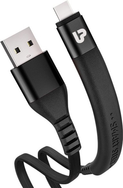 Ultraprolink USB Type C Cable 2.4 A 1.2 m UL1011C-0120  (Compatible with All Smartphones, Tablets, MP3 player, Black, One Cable)