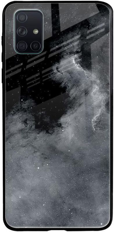 QRIOH Back Cover for Samsung Galaxy A71  (Grey, Grip Case, Silicon, Pack of: 1)