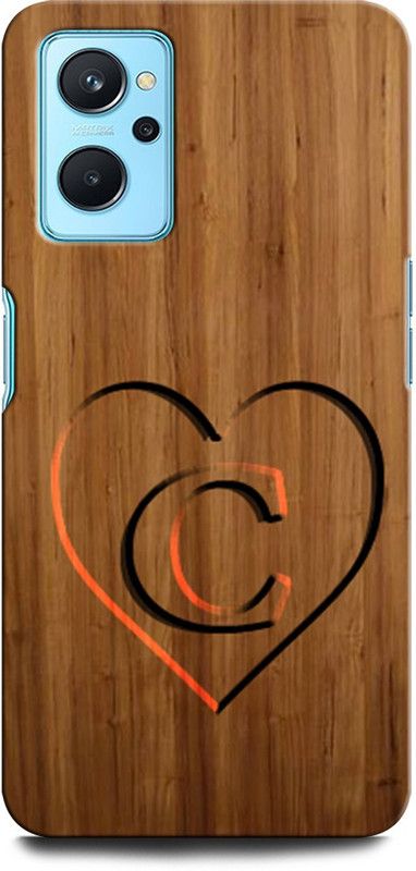 ORBIQE Back Cover for Realme 9i C, C LETTER, C DESIGN, C ALPHABET, C NAME  (Multicolor, Hard Case, Pack of: 1)
