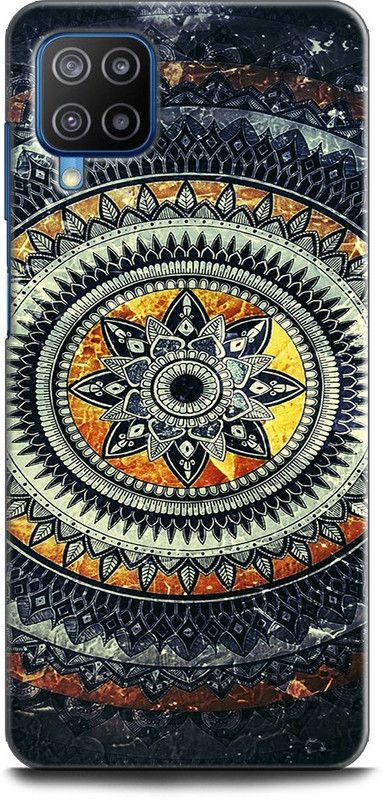 Afterglow Back Cover for SAMSUNG Galaxy F62 MANDALA, FLOWER, ABSTRACT, GEOMETRIC, DESIGN, GLITTER, PATTERN  (Multicolor, Shock Proof, Pack of: 1)
