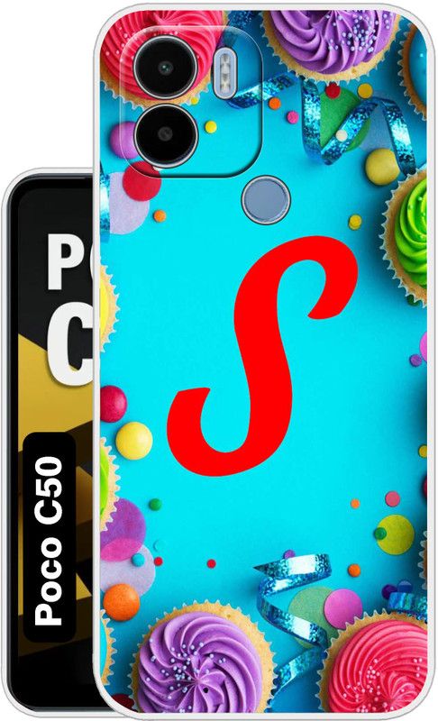 Case Club Back Cover for POCO C50  (Green, Grip Case, Silicon, Pack of: 1)